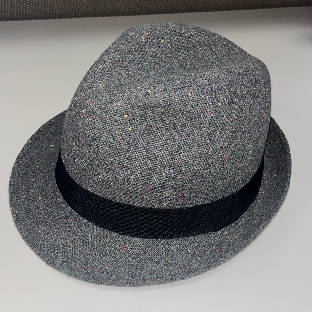 Goodfellow & Co unisex grey flecked fedora hat size L/XL